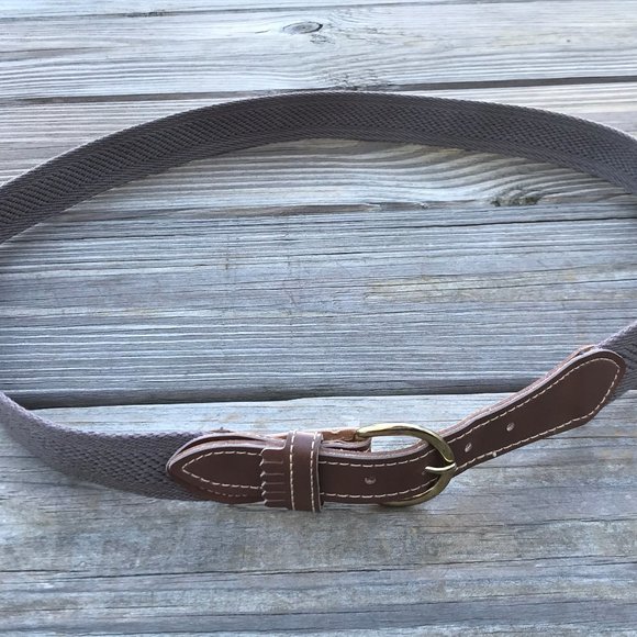 Women Belt Canvas Faux Leather Vegan Ladies Waistb - Picture 5 of 8